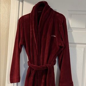 Calvin Klein Burgundy Robe